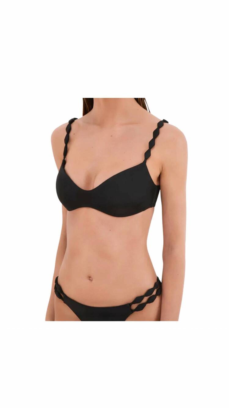 NEW VIX vivian bikini top in black